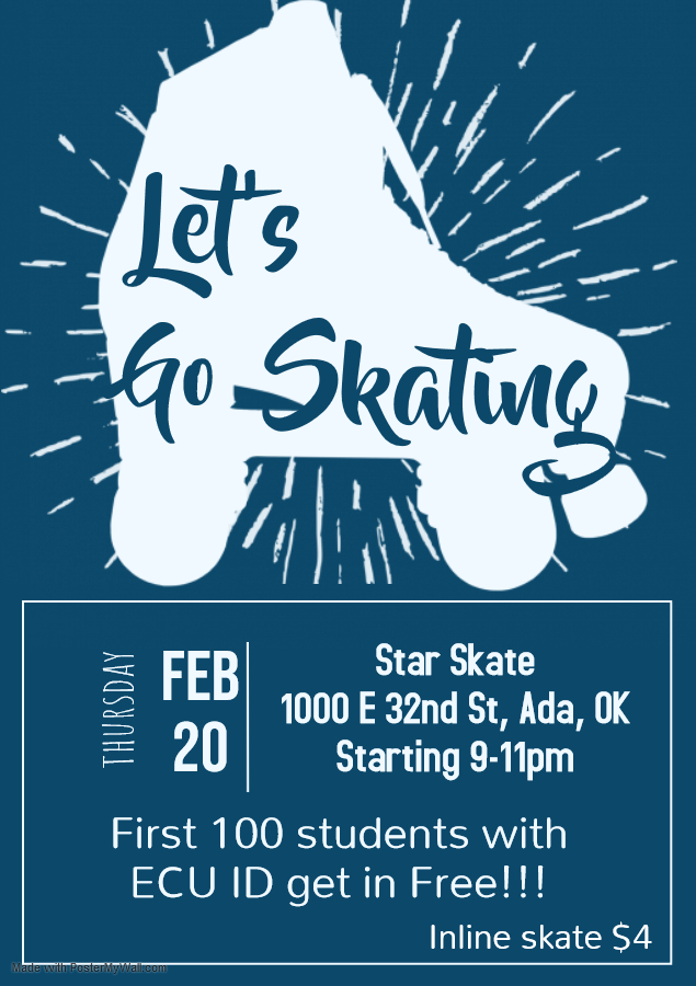 Skate Night East Central University